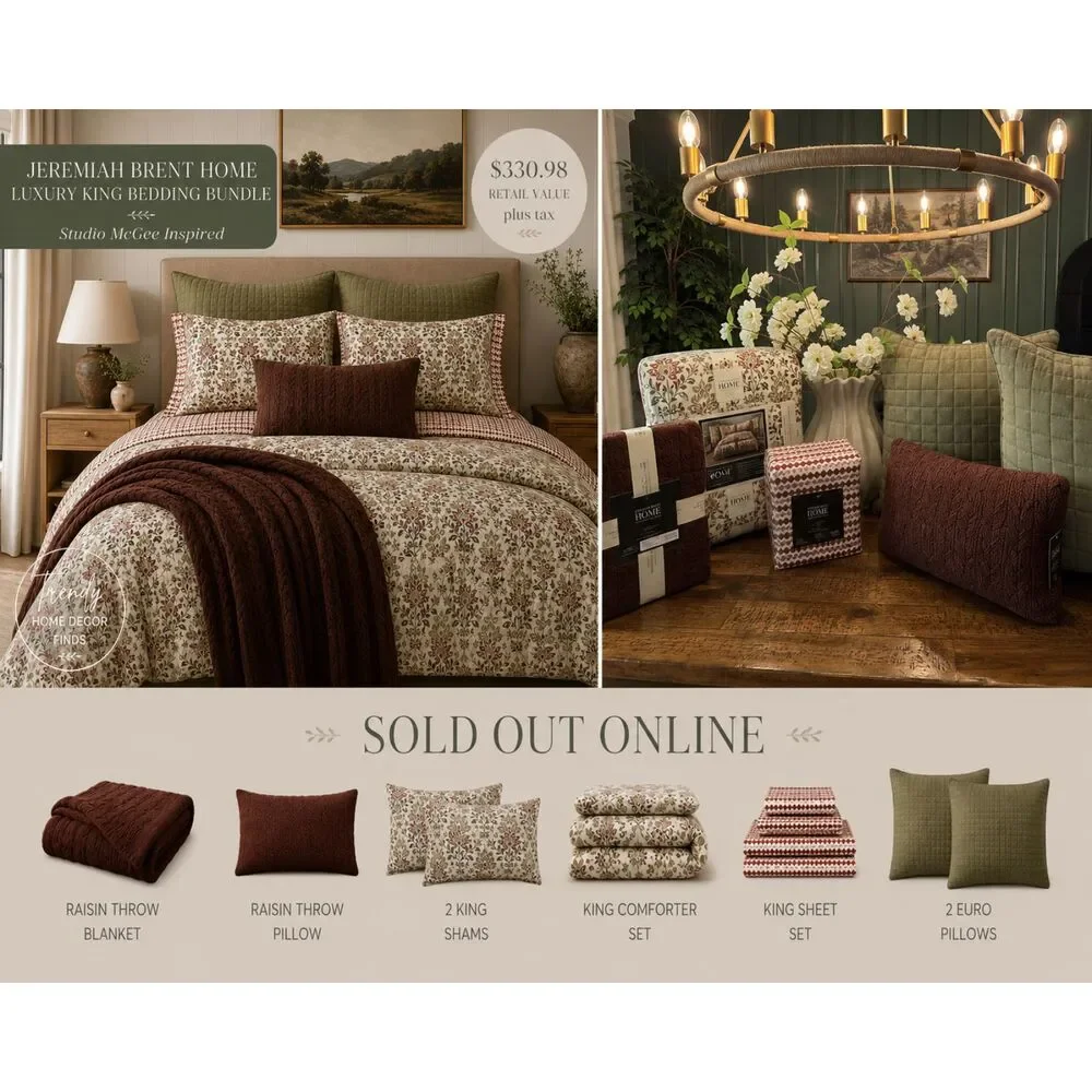 Jeremiah Brent Home Curated King Bedding Set